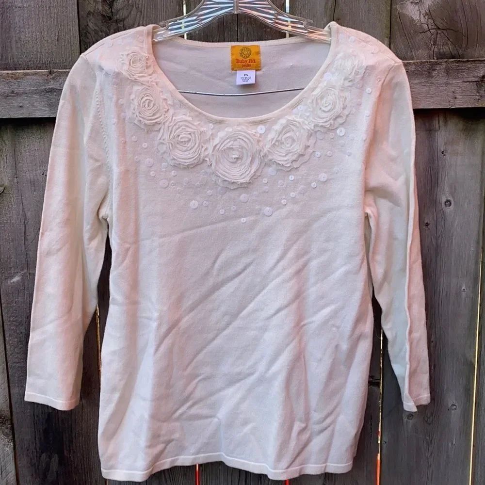 Ruby Rd. Floral top sz. Small petite